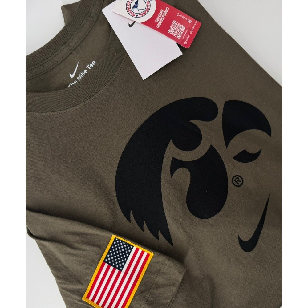 Iowa Hawkeyes Salute to Service Nike Short Sleeve Shirt Men's 3XL NWT